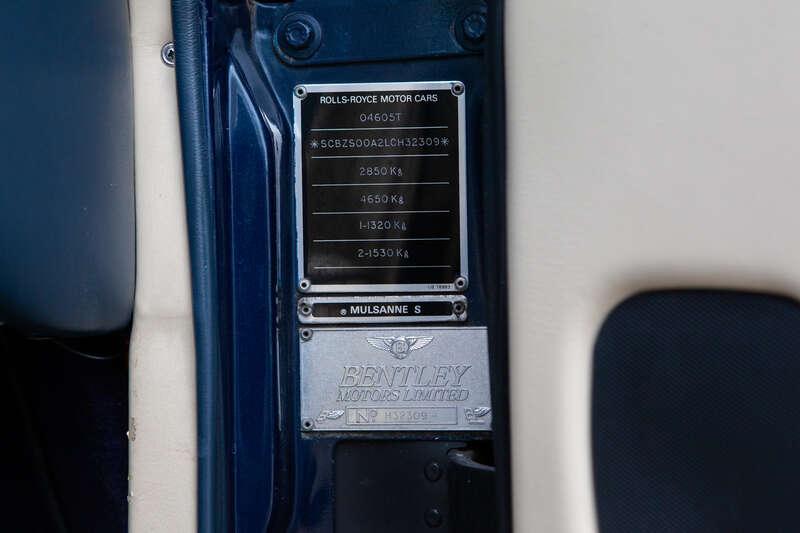 1990 Bentley MULSANNE S