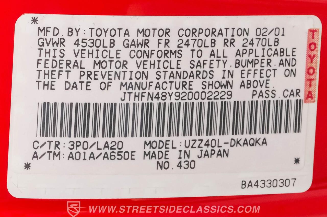 2002 Lexus SC430