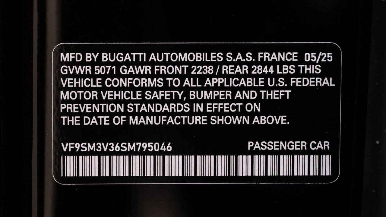 2025 Bugatti W16 Mistral