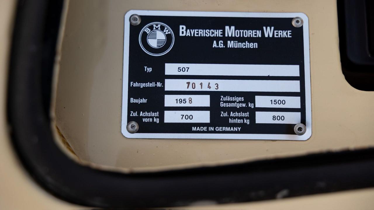 1958 BMW 507 Series II