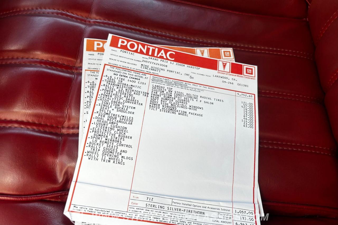 1977 Pontiac Grand Prix SJ