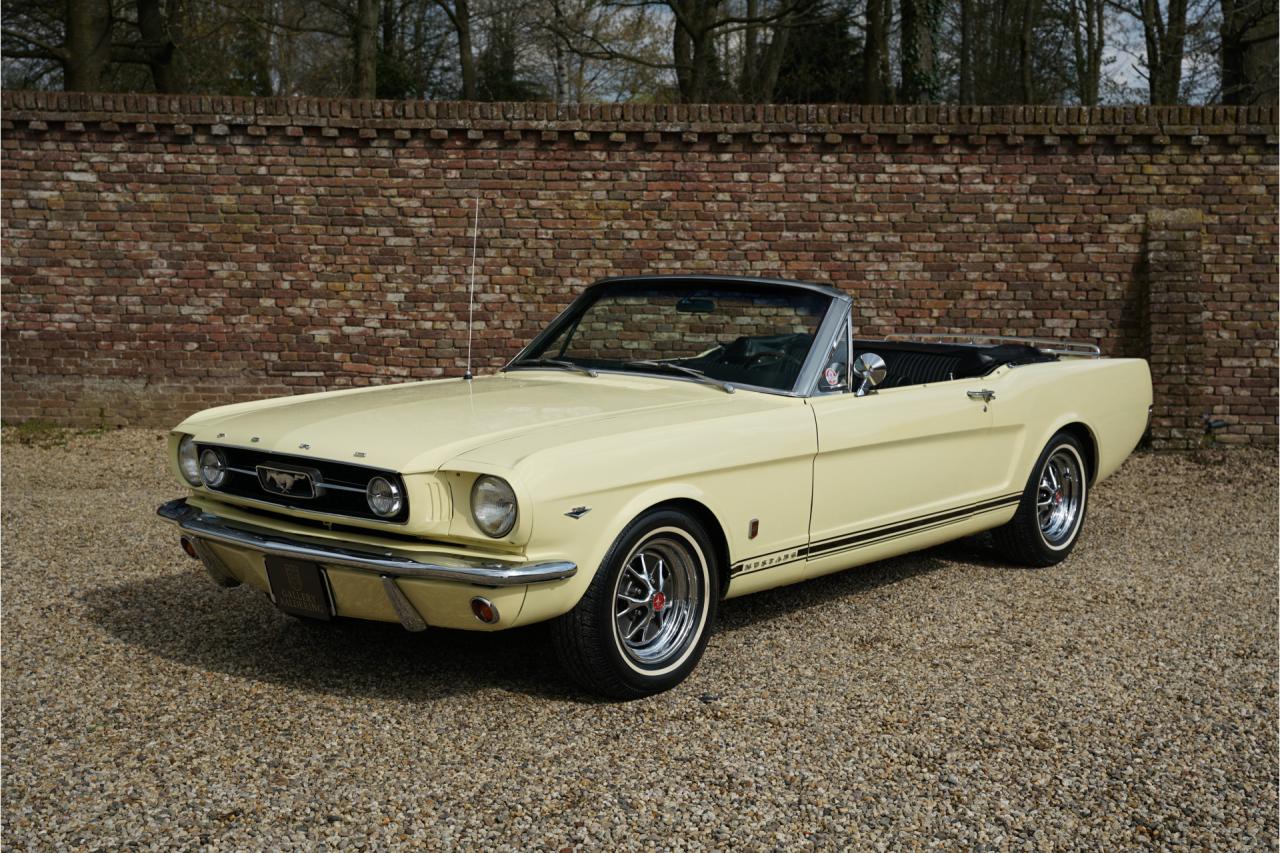 1966 Ford Mustang GT 289 V8 Convertible &ldquo;A-code with the Rally-Pac&rdquo;