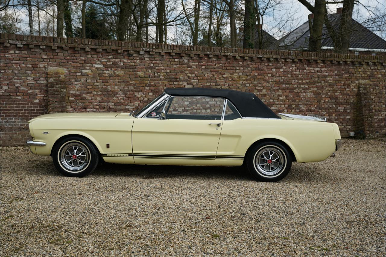 1966 Ford Mustang GT 289 V8 Convertible &ldquo;A-code with the Rally-Pac&rdquo;