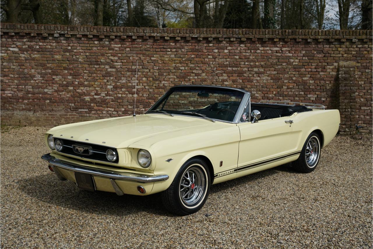 1966 Ford Mustang GT 289 V8 Convertible &ldquo;A-code with the Rally-Pac&rdquo;