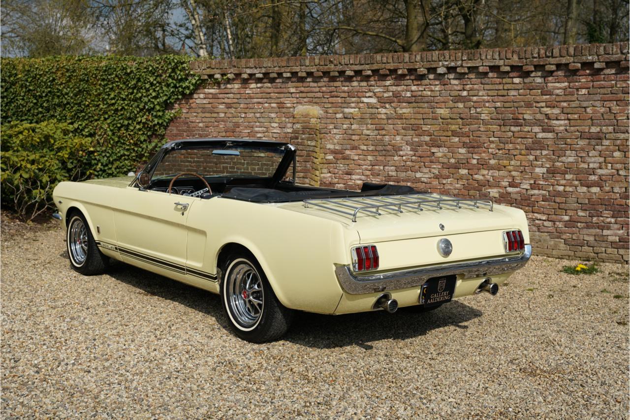 1966 Ford Mustang GT 289 V8 Convertible &ldquo;A-code with the Rally-Pac&rdquo;