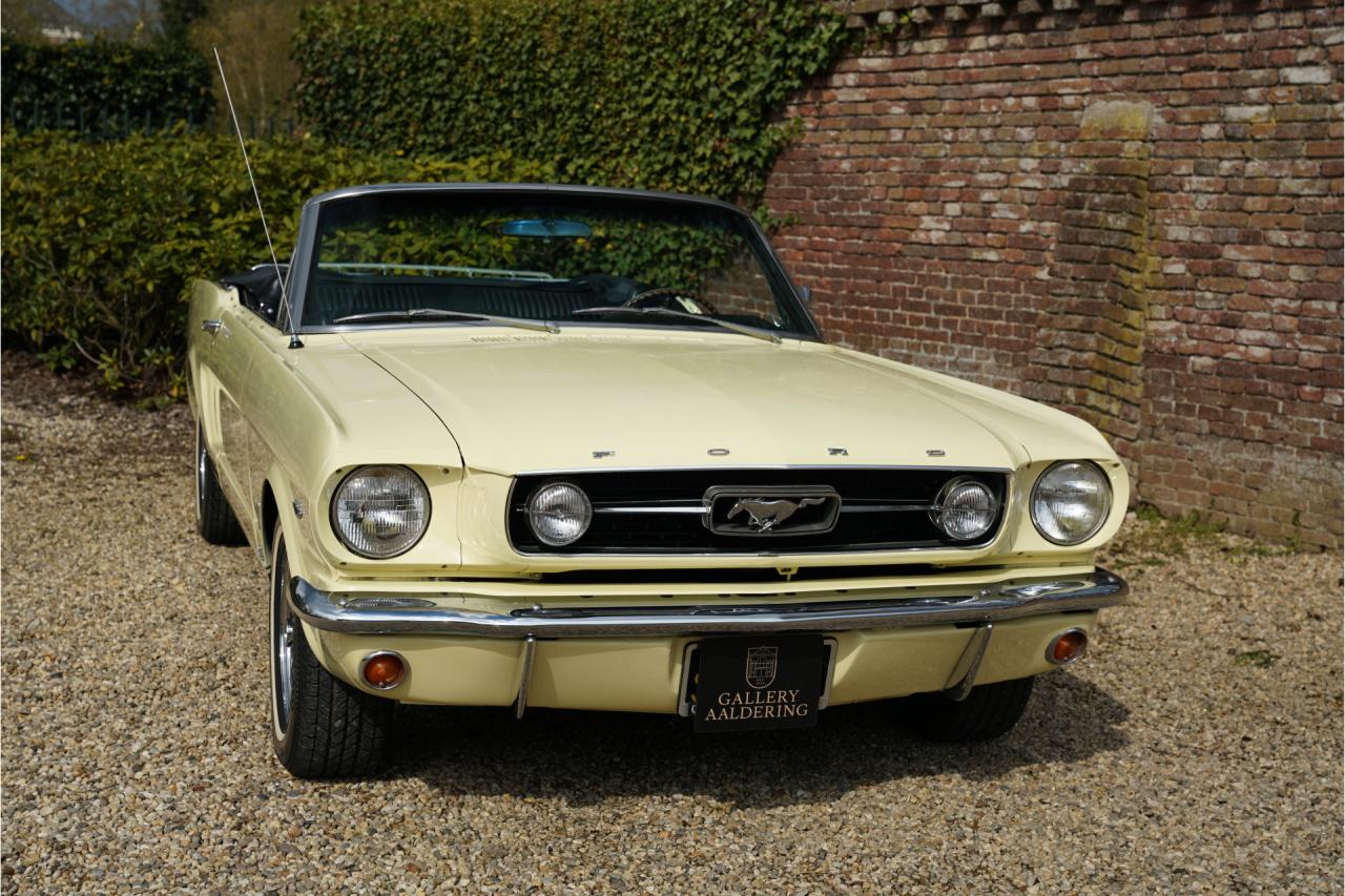 1966 Ford Mustang GT 289 V8 Convertible &ldquo;A-code with the Rally-Pac&rdquo;