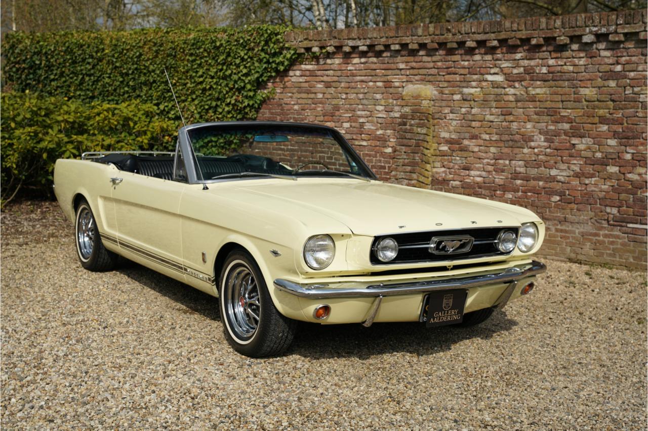 1966 Ford Mustang GT 289 V8 Convertible &ldquo;A-code with the Rally-Pac&rdquo;