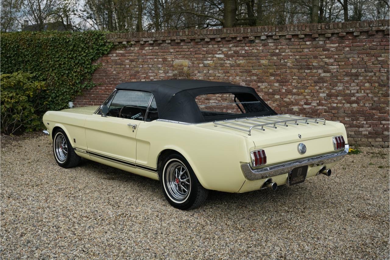 1966 Ford Mustang GT 289 V8 Convertible &ldquo;A-code with the Rally-Pac&rdquo;