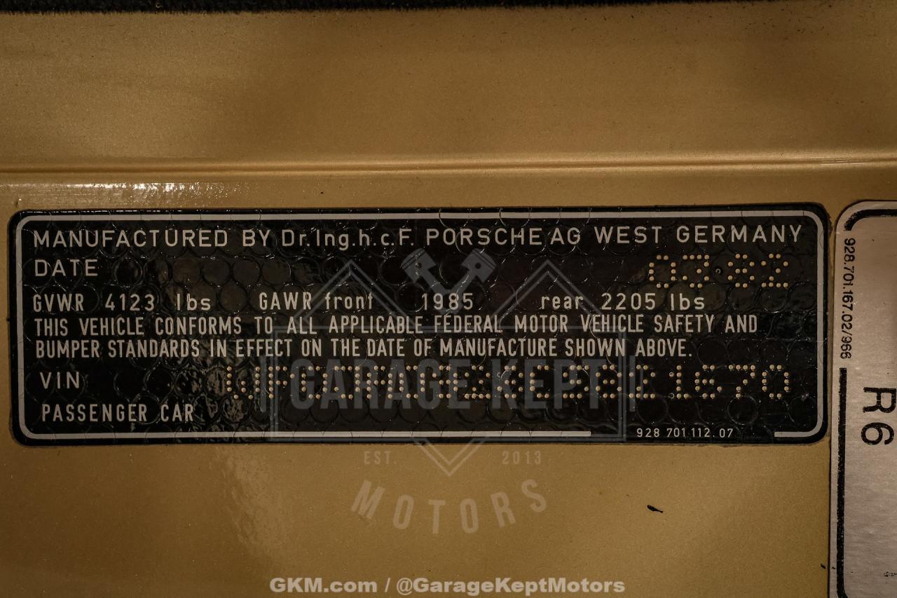 1982 Porsche 928 Weissach
