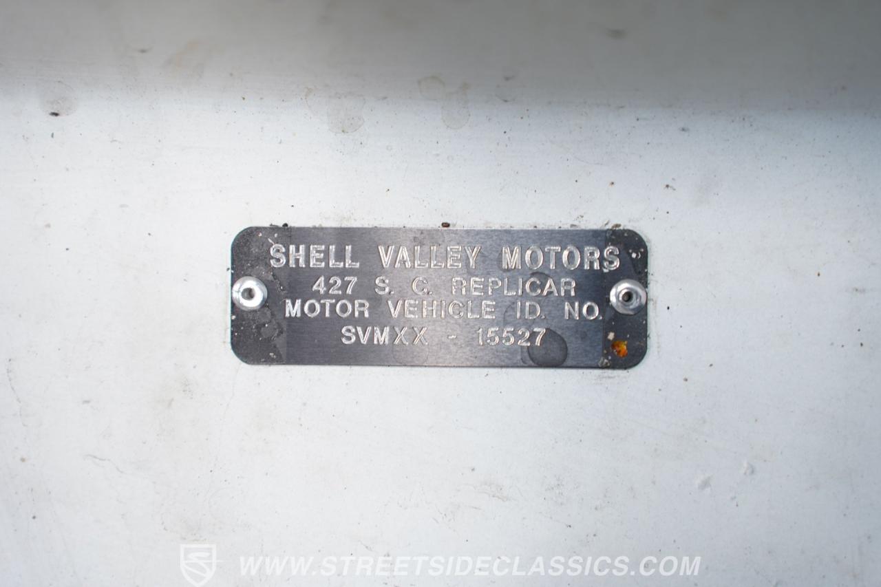 1965 Shelby Daytona Shell Valley Type 65 Coupe