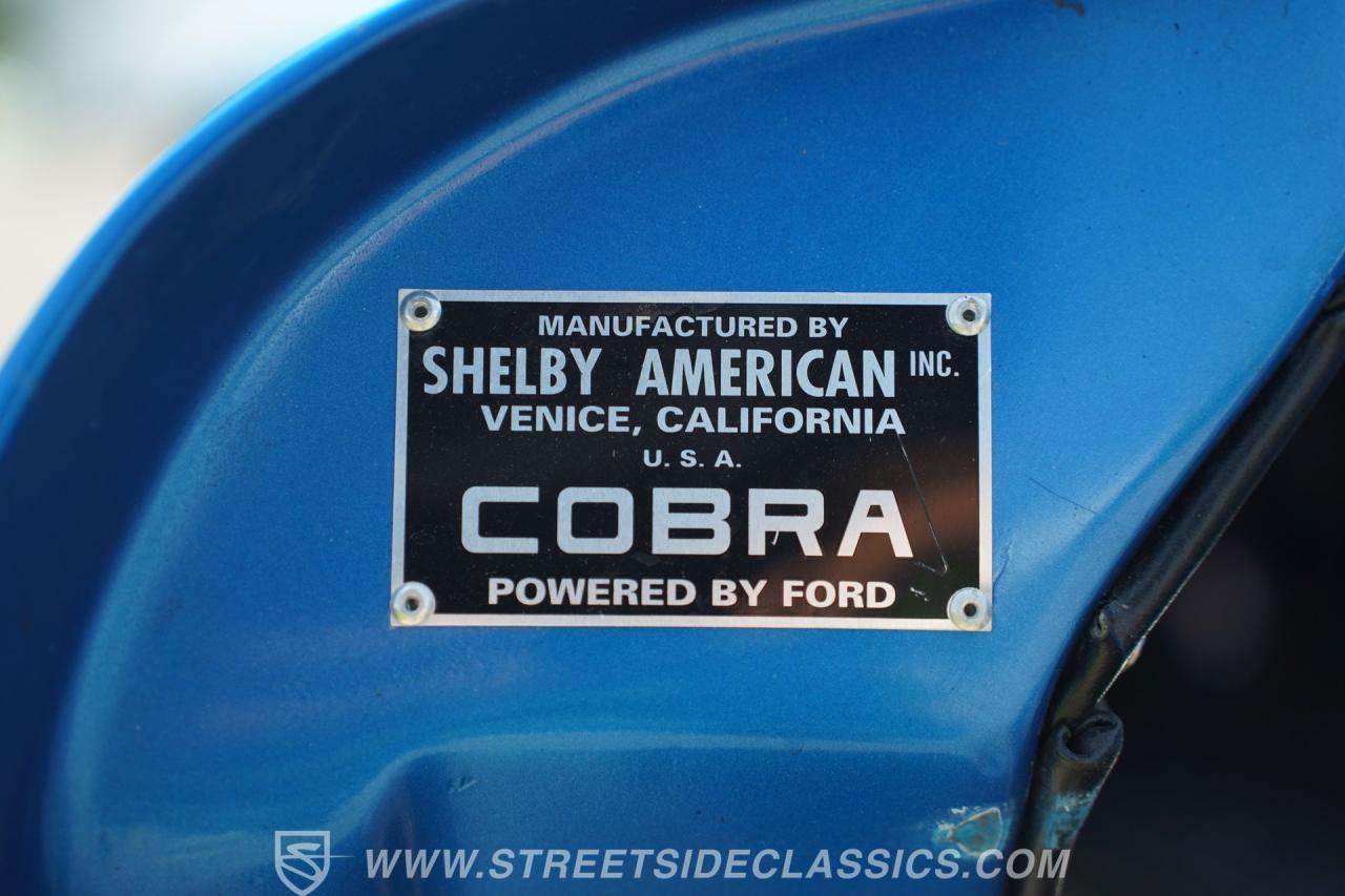 1965 Shelby Daytona Shell Valley Type 65 Coupe