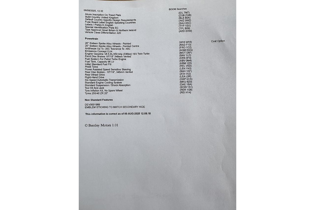 2009 Bentley Azure Mulliner