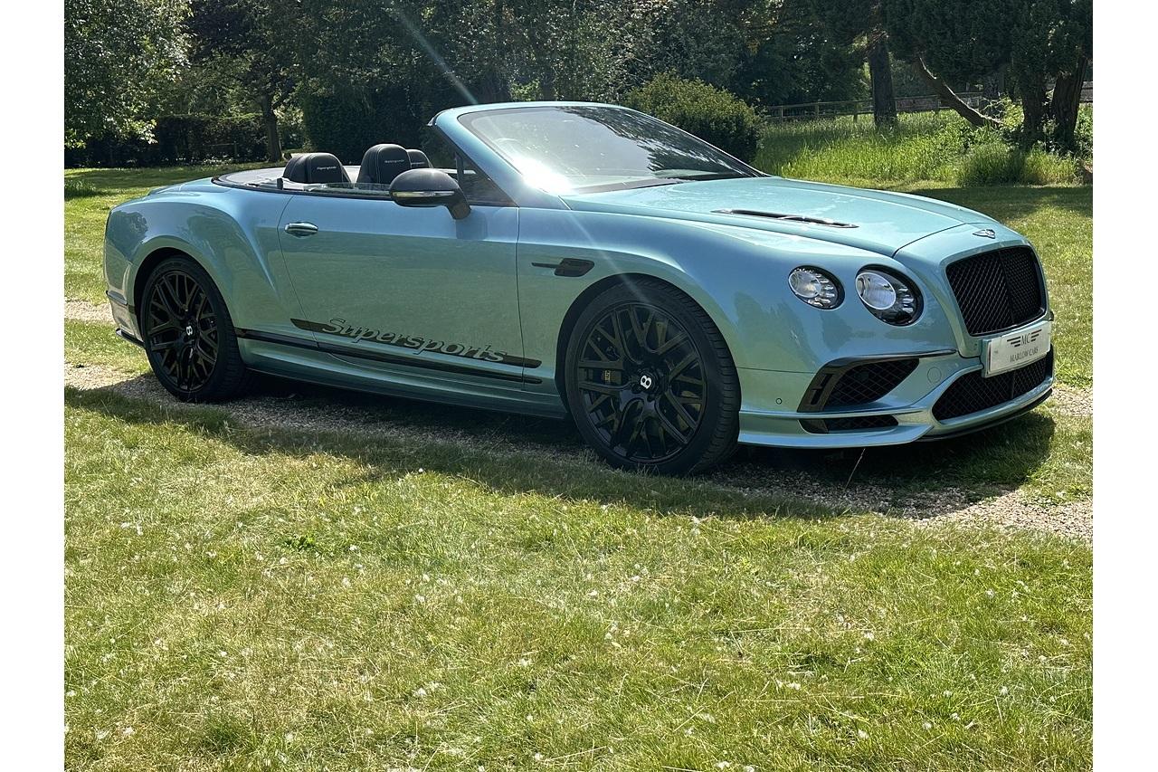 2018 Bentley Continental W12 GTC Supersports