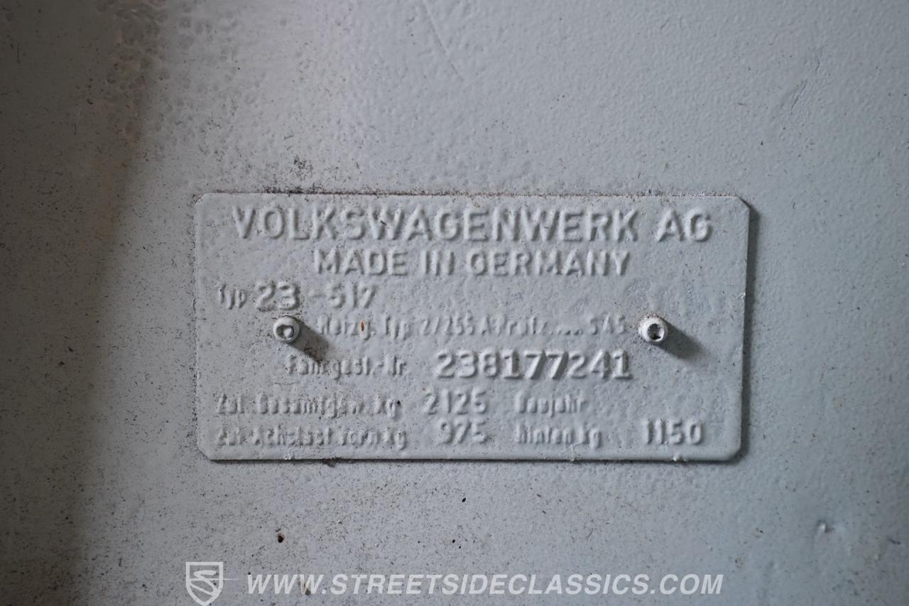 1968 Volkswagen Type 2 Westfalia Campmobile