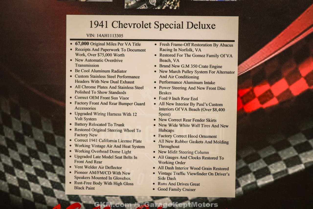 1941 Chevrolet Special Deluxe