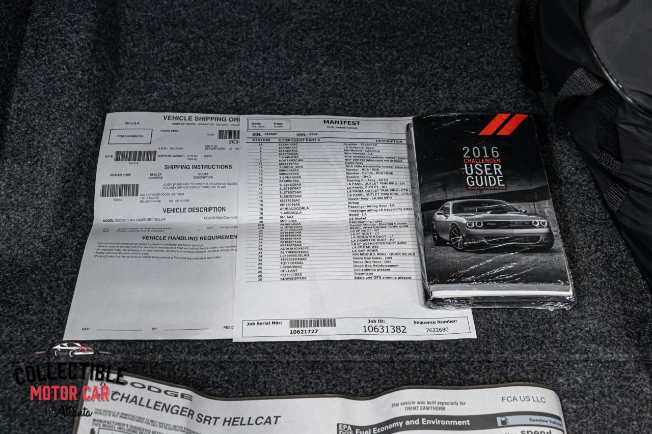 2016 Dodge Challenger SRT Hellcat