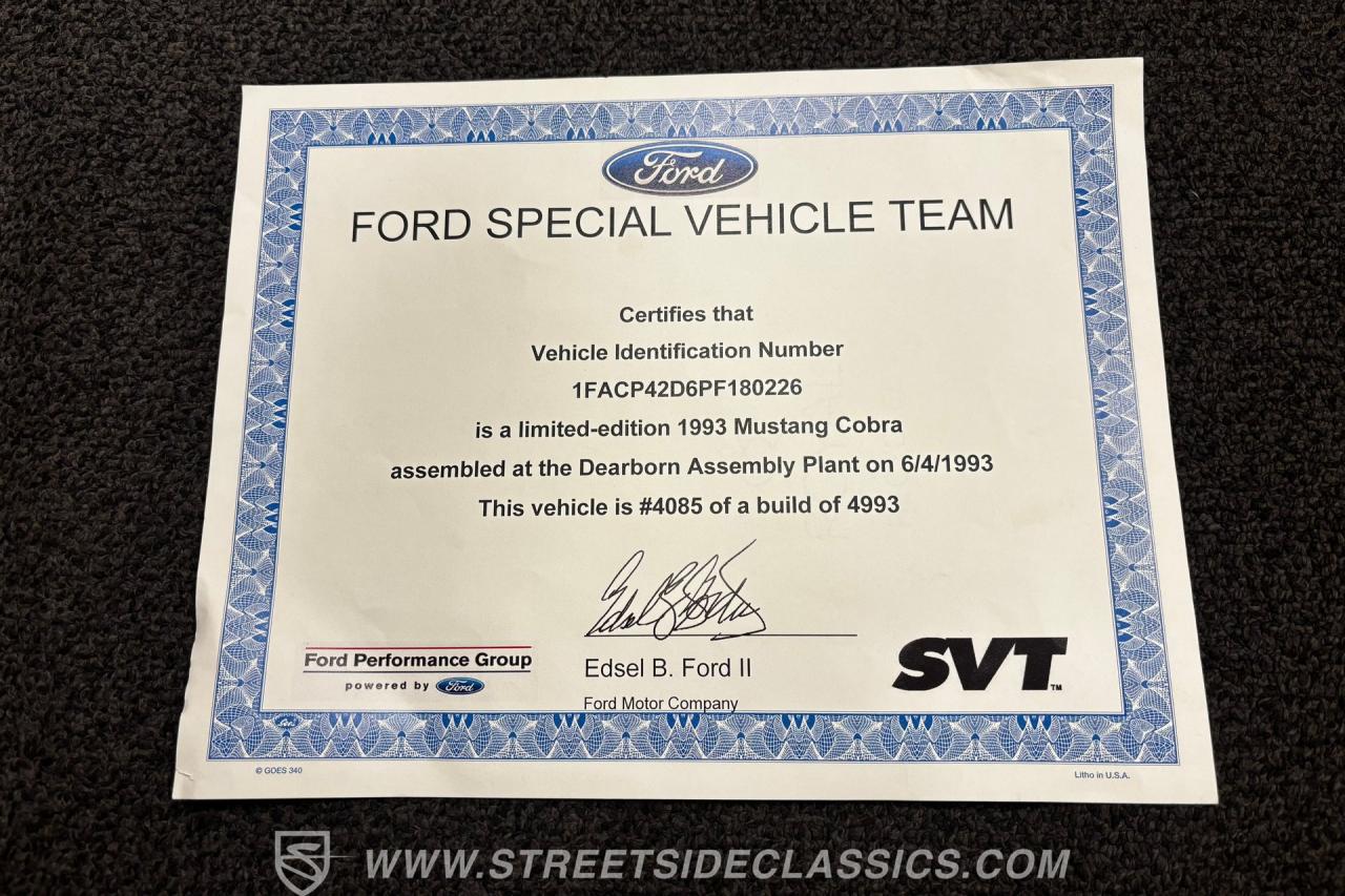 1993 Ford Mustang SVT Cobra