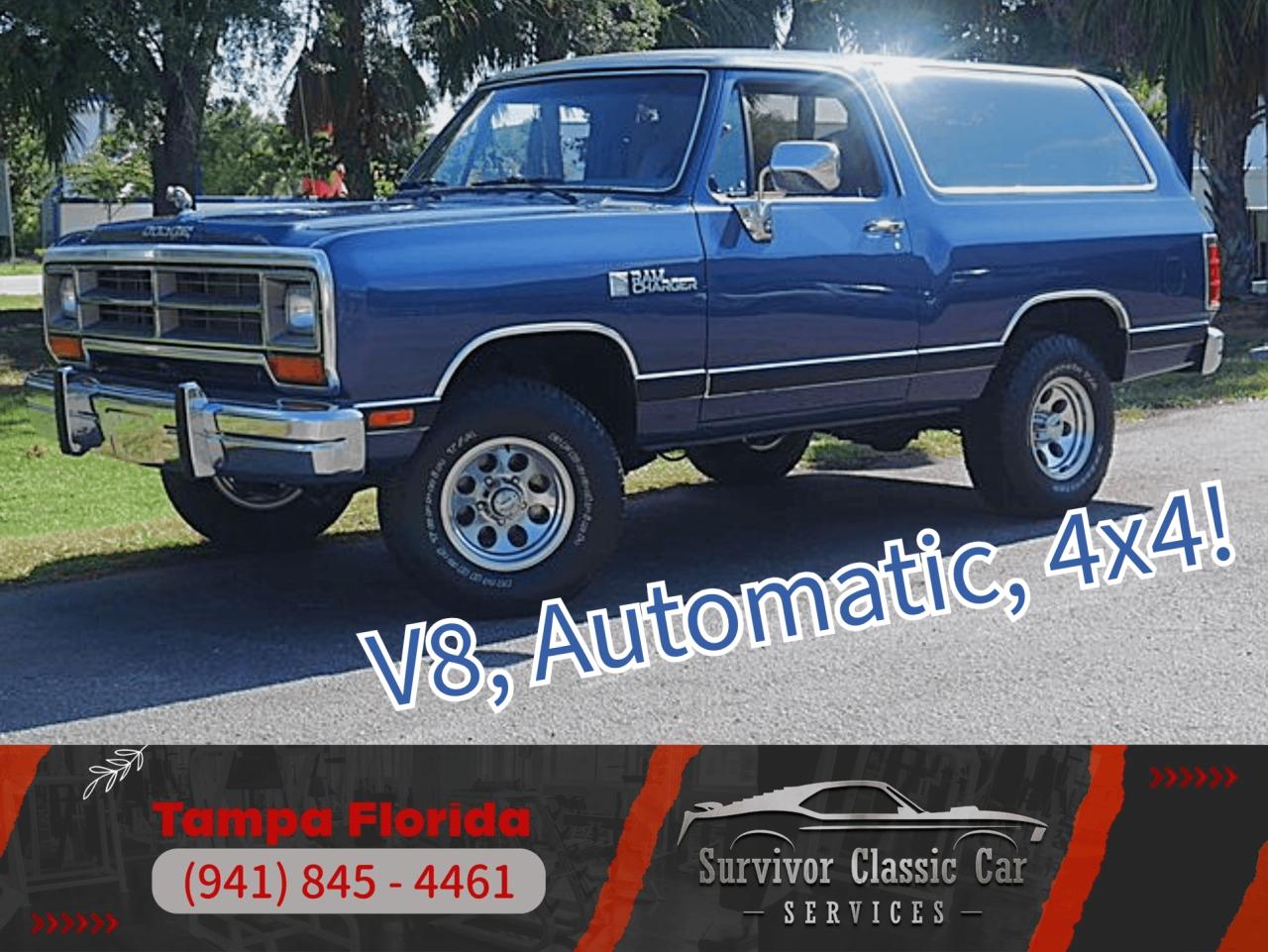 1988 Dodge Ramcharger 4x4
