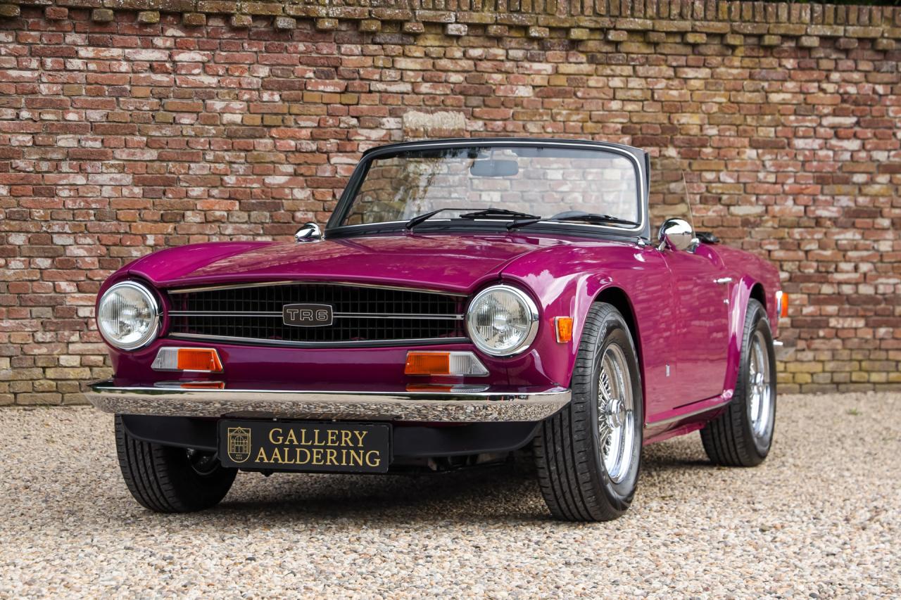 1974 Triumph TR6 Overdrive &ldquo;In Magenta&rdquo;