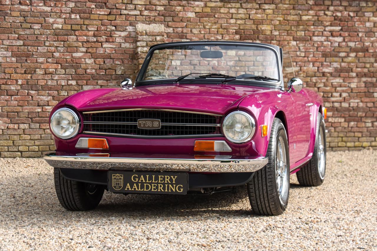1974 Triumph TR6 Overdrive &ldquo;In Magenta&rdquo;