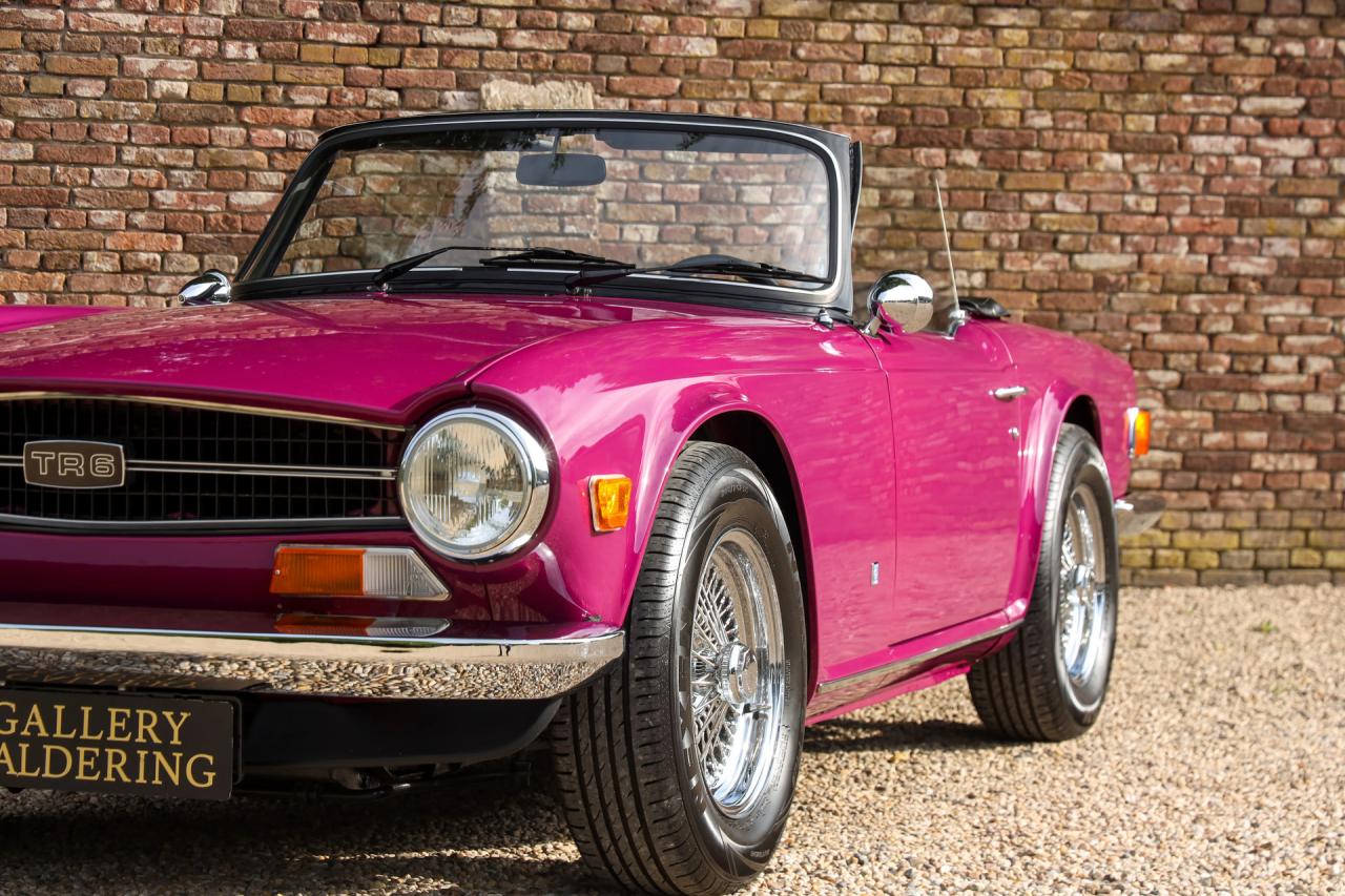 1974 Triumph TR6 Overdrive &ldquo;In Magenta&rdquo;