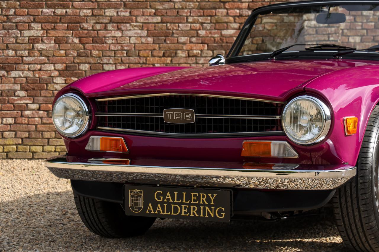 1974 Triumph TR6 Overdrive &ldquo;In Magenta&rdquo;