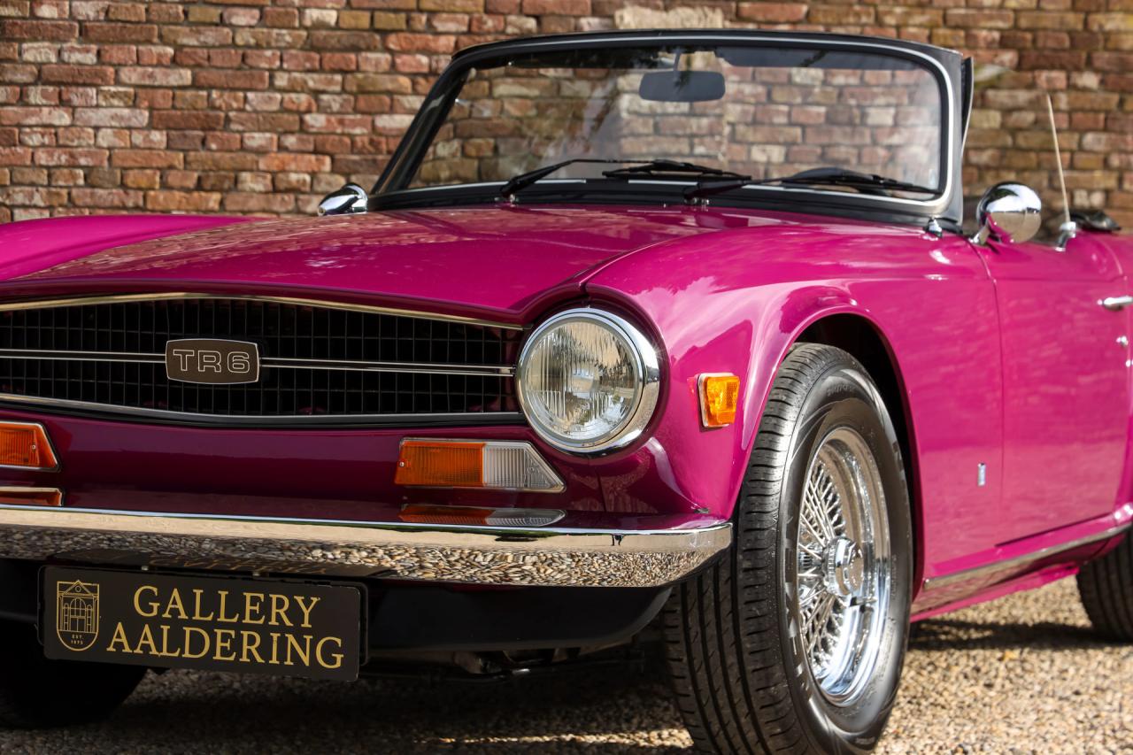 1974 Triumph TR6 Overdrive &ldquo;In Magenta&rdquo;