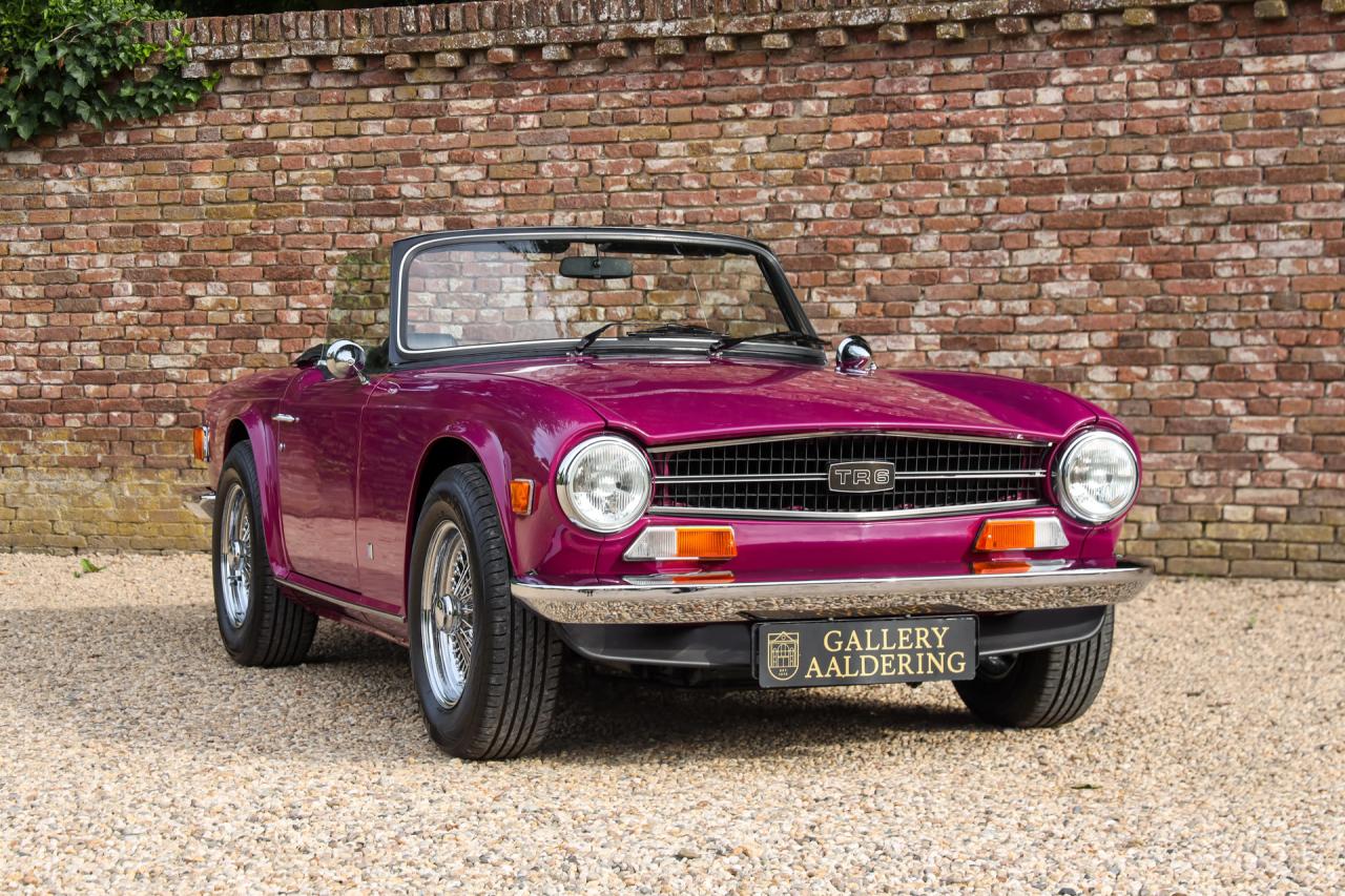 1974 Triumph TR6 Overdrive &ldquo;In Magenta&rdquo;