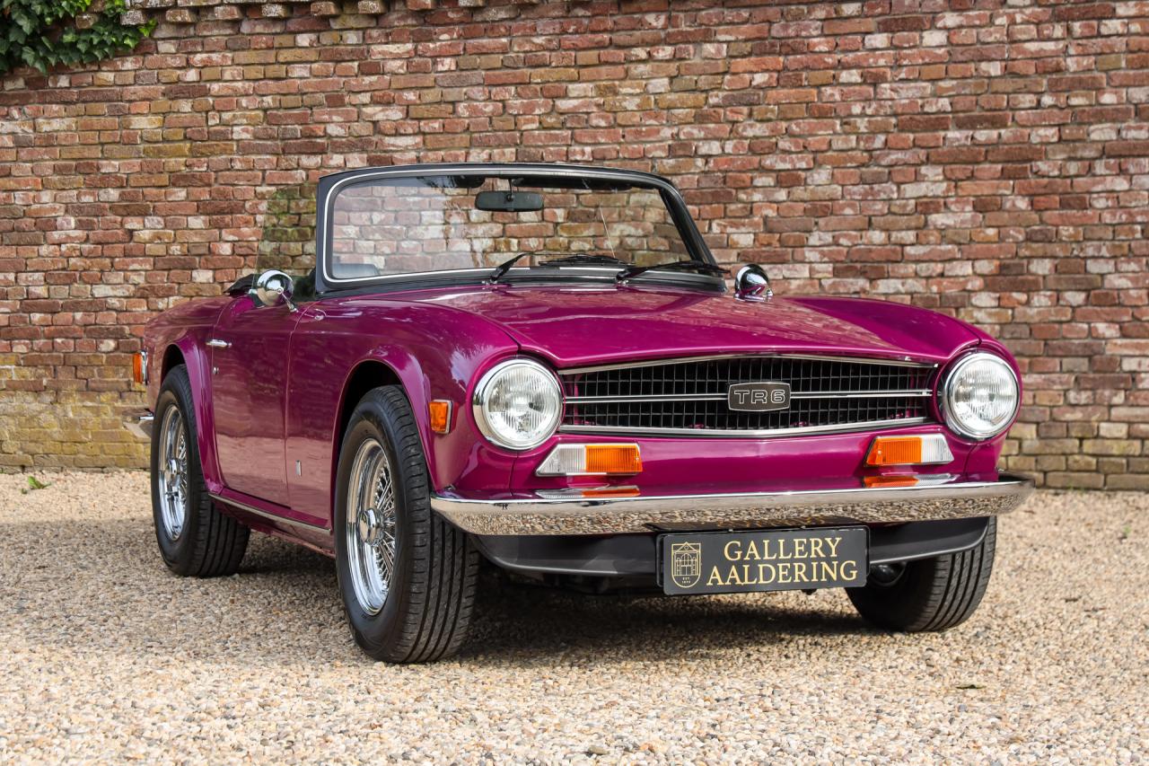1974 Triumph TR6 Overdrive &ldquo;In Magenta&rdquo;