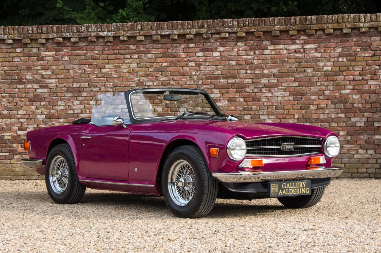 1974 Triumph TR6 Overdrive &ldquo;In Magenta&rdquo;