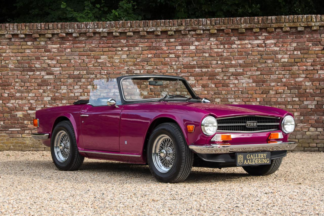 1974 Triumph TR6 Overdrive &ldquo;In Magenta&rdquo;