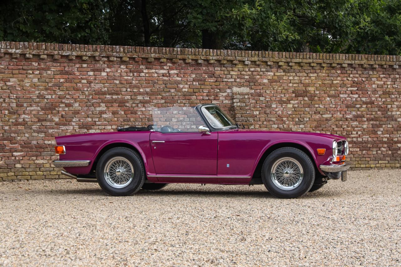 1974 Triumph TR6 Overdrive &ldquo;In Magenta&rdquo;