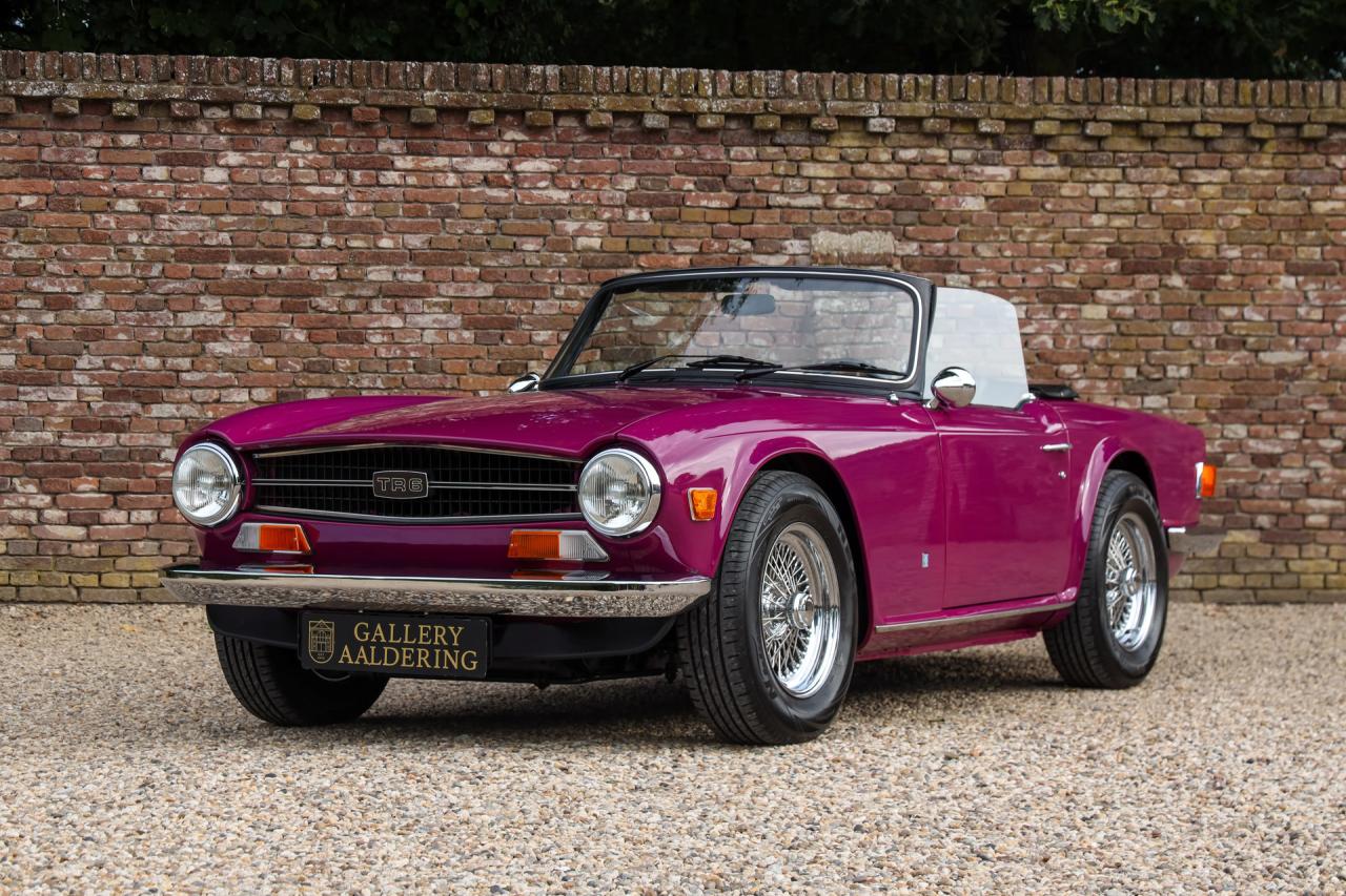 1974 Triumph TR6 Overdrive &ldquo;In Magenta&rdquo;