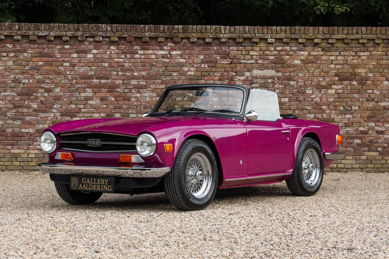 1974 Triumph TR6 Overdrive &ldquo;In Magenta&rdquo;