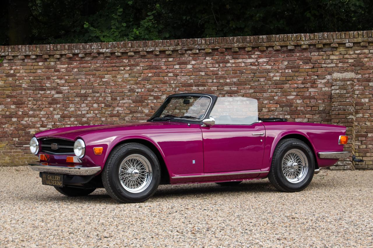 1974 Triumph TR6 Overdrive &ldquo;In Magenta&rdquo;
