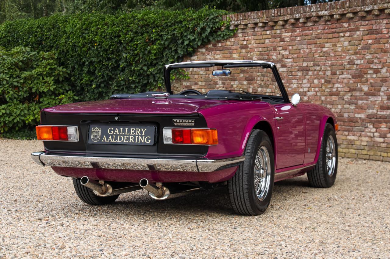 1974 Triumph TR6 Overdrive &ldquo;In Magenta&rdquo;