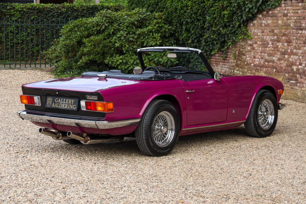 1974 Triumph TR6 Overdrive &ldquo;In Magenta&rdquo;