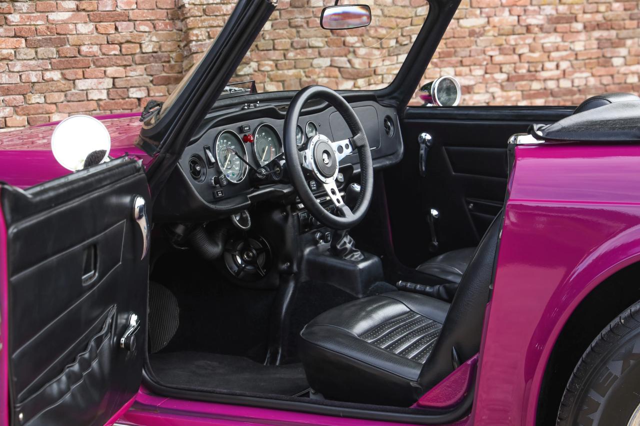 1974 Triumph TR6 Overdrive &ldquo;In Magenta&rdquo;