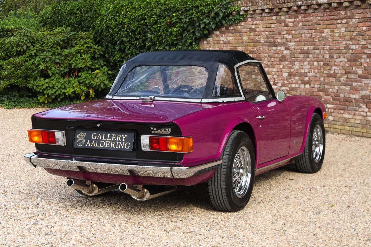 1974 Triumph TR6 Overdrive &ldquo;In Magenta&rdquo;