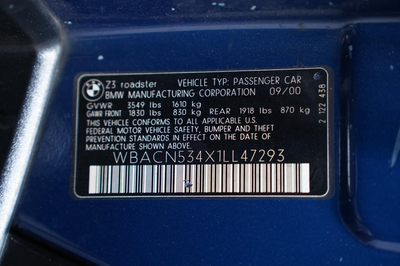 2001 BMW Z3 3.0i Roadster