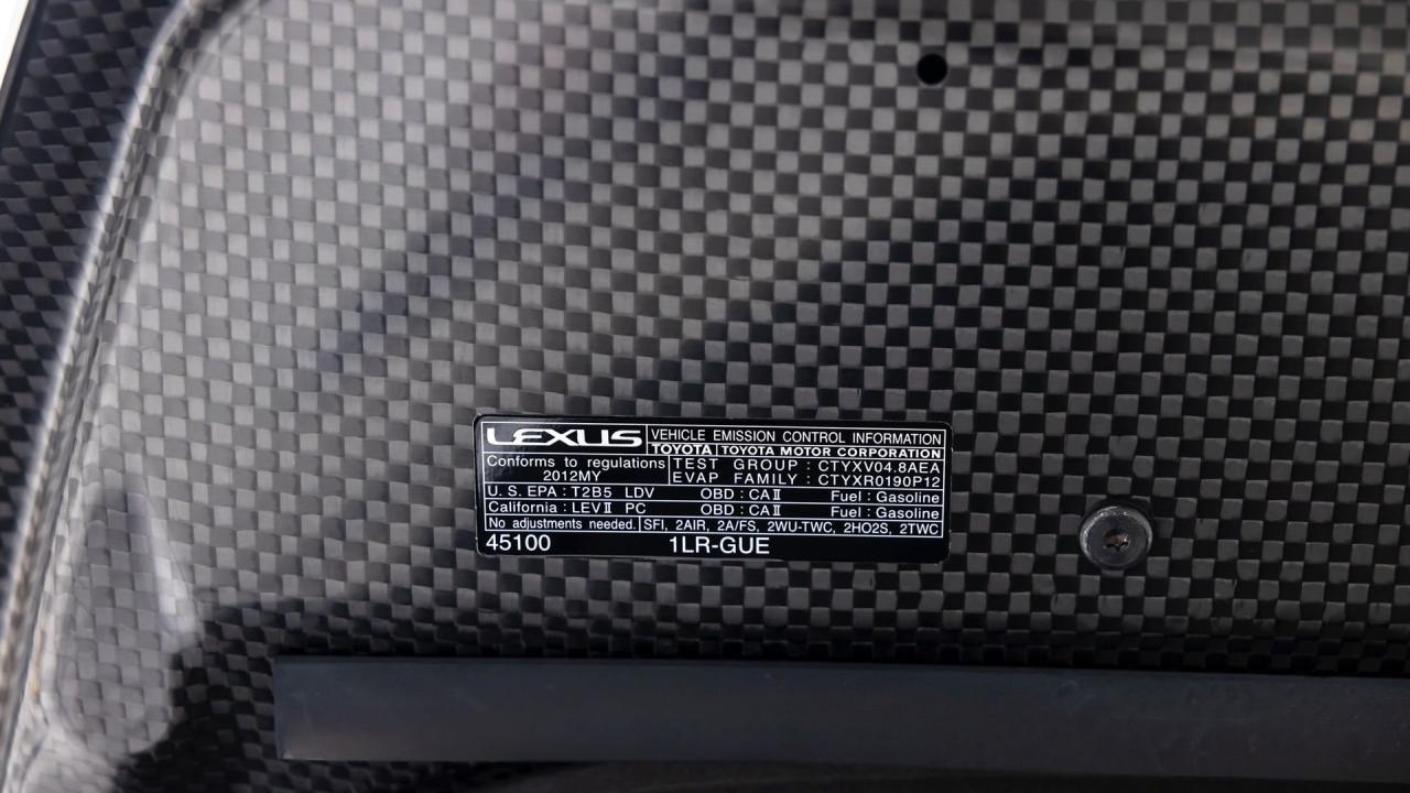 2012 Lexus LFA N&uuml;rburgring Package