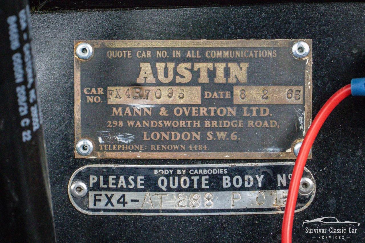 1965 Austin Taxi Cab FX4