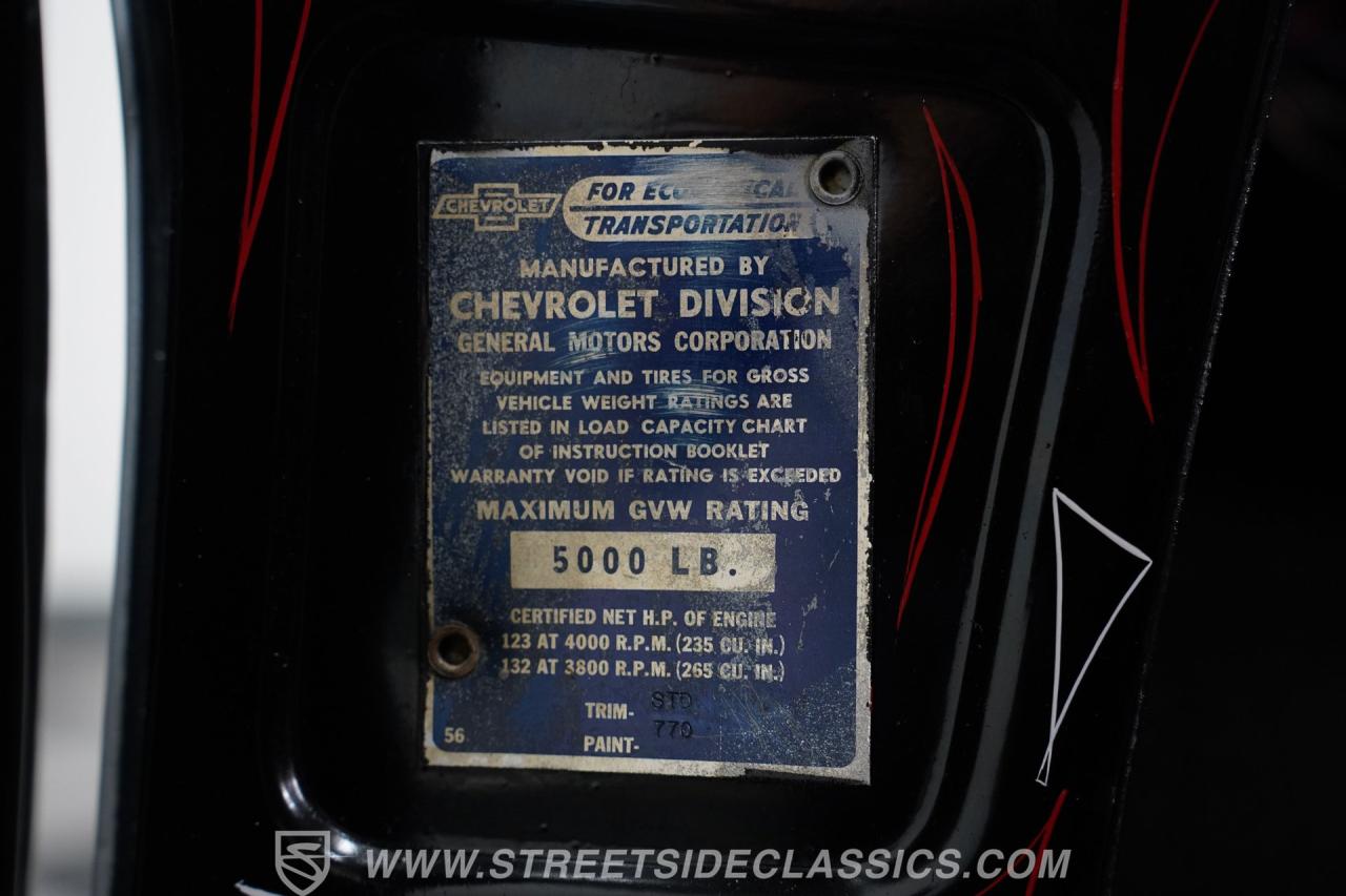 1957 Chevrolet 3100 Big Back Window