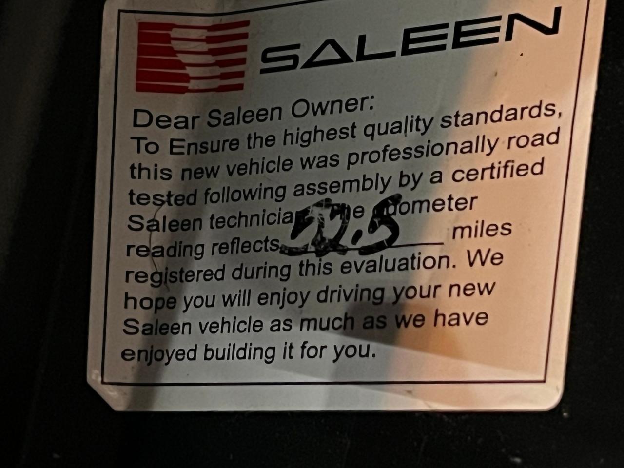 2002 Ford Saleen Mustang
