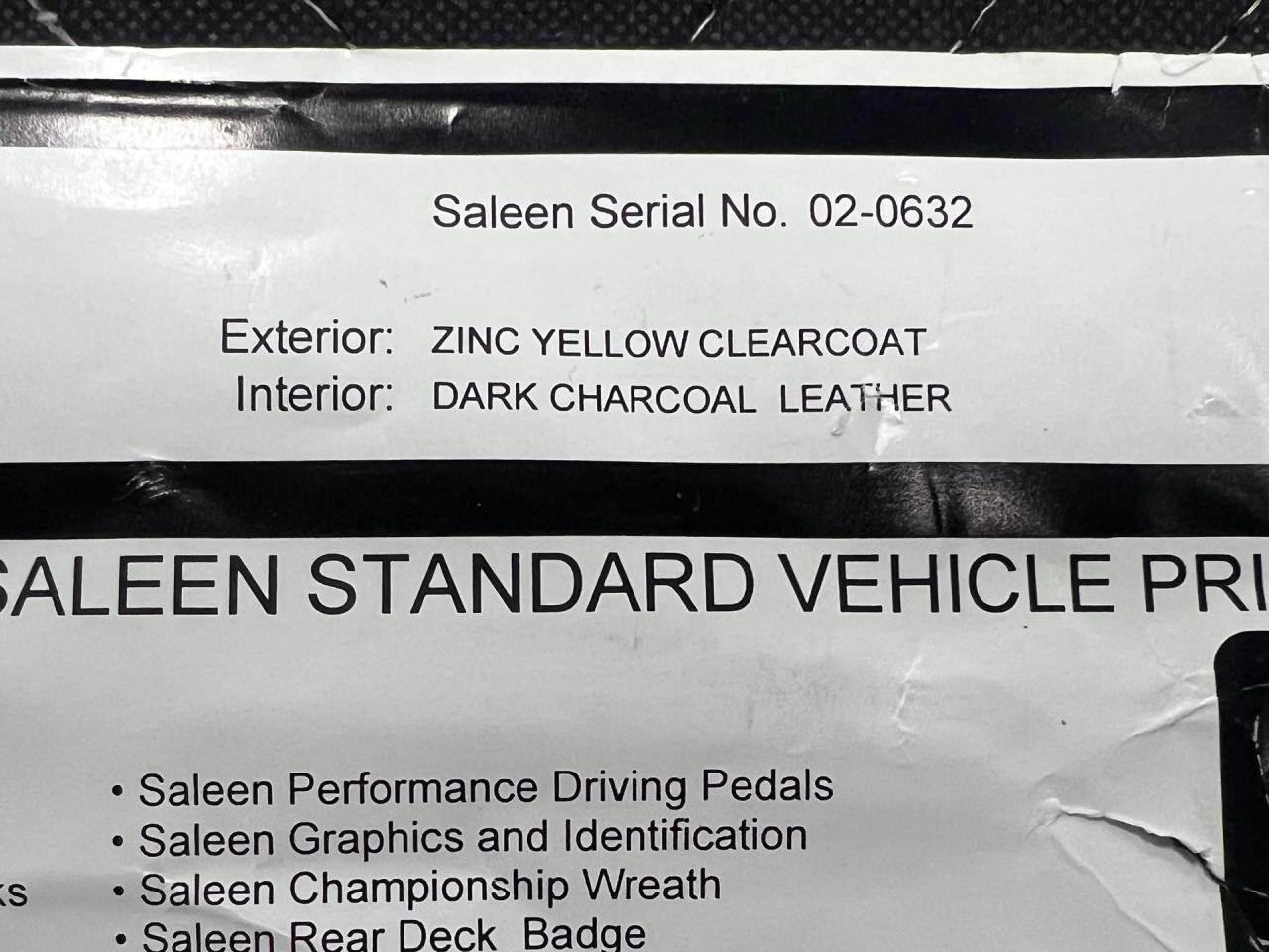 2002 Ford Saleen Mustang