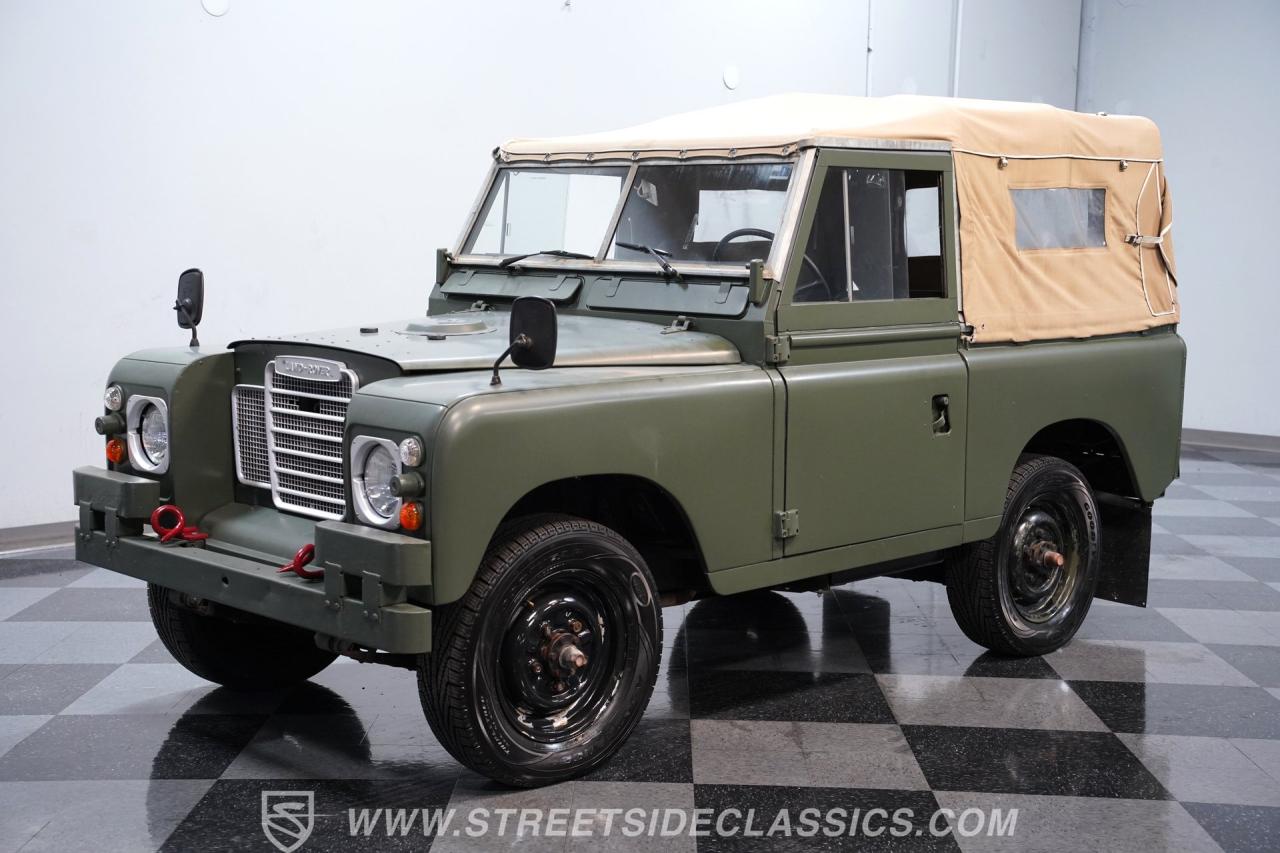 1973 Land Rover Series III Belgian Military Ragtop