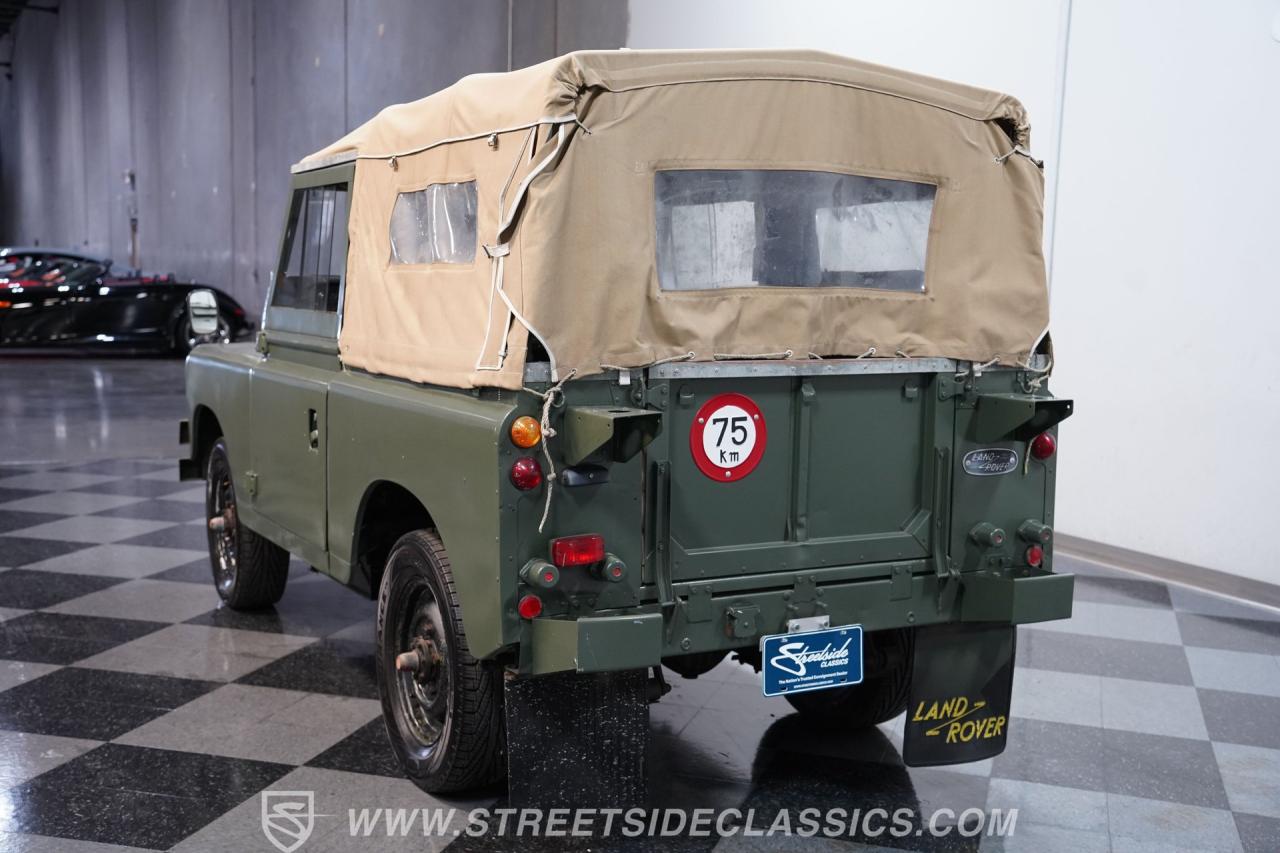 1973 Land Rover Series III Belgian Military Ragtop