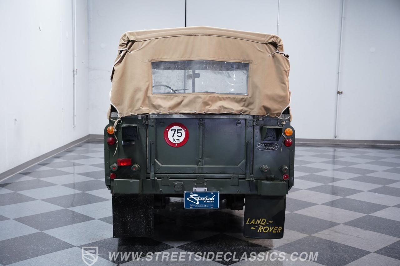 1973 Land Rover Series III Belgian Military Ragtop
