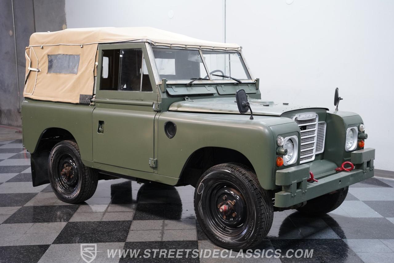 1973 Land Rover Series III Belgian Military Ragtop