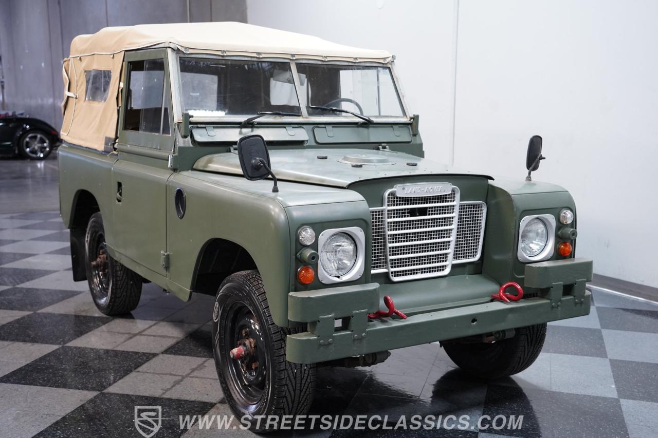 1973 Land Rover Series III Belgian Military Ragtop